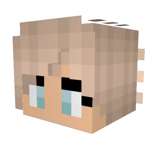 musikel92 Minecraft avatar head, 3D render