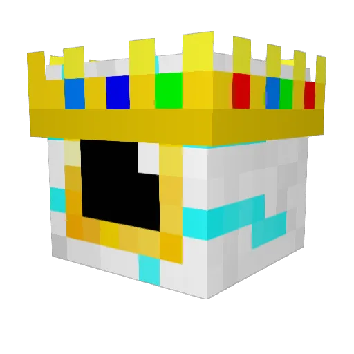 muslim_time Minecraft avatar head, 3D render