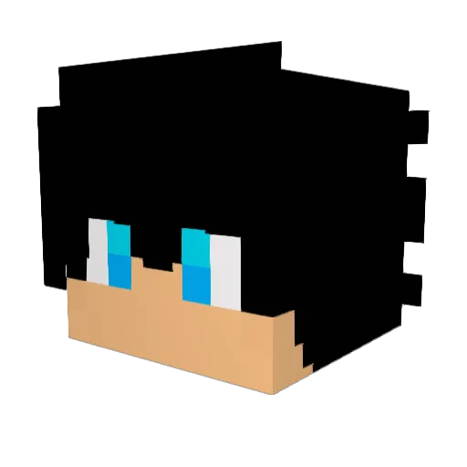 musquitinho Minecraft avatar head, 3D render