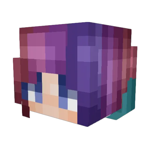 musse1402 Minecraft avatar head, 3D render