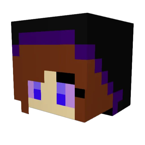 mustachio101 Minecraft avatar head, 3D render