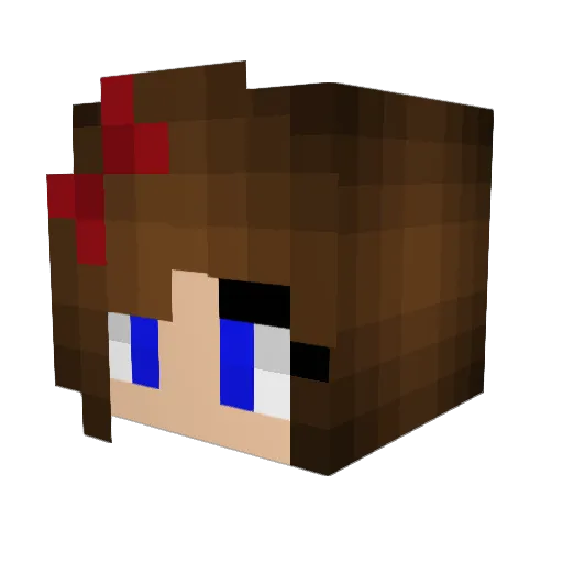 mustang678 Minecraft avatar head, 3D render