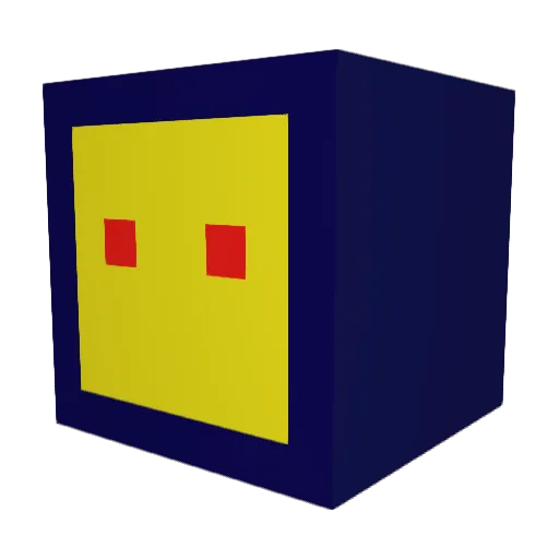musty4135 Minecraft avatar head, 3D render