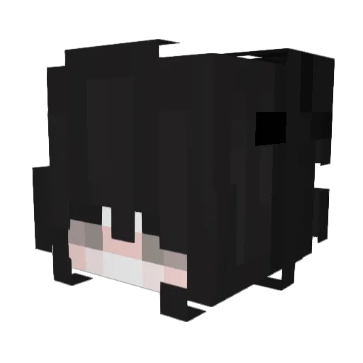 musyong Minecraft avatar head, 3D render
