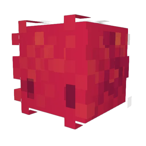 mutantes Minecraft avatar head, 3D render