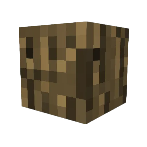 mutated_dirt Minecraft avatar head, 3D render