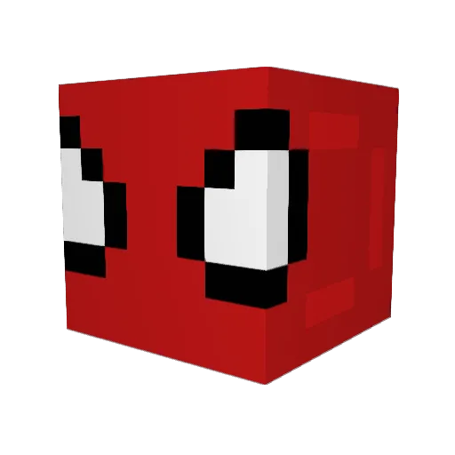 mutsuto11 Minecraft avatar head, 3D render