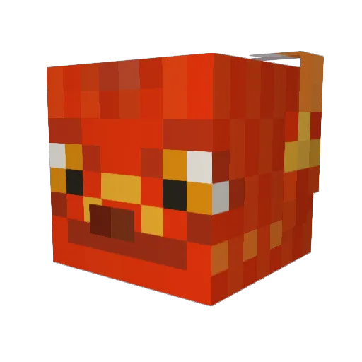 mutt654 Minecraft avatar head, 3D render