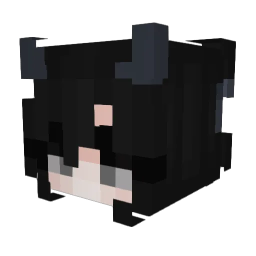 muttervicker Minecraft avatar head, 3D render