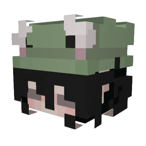 muttmotif Minecraft avatar head, 3D render