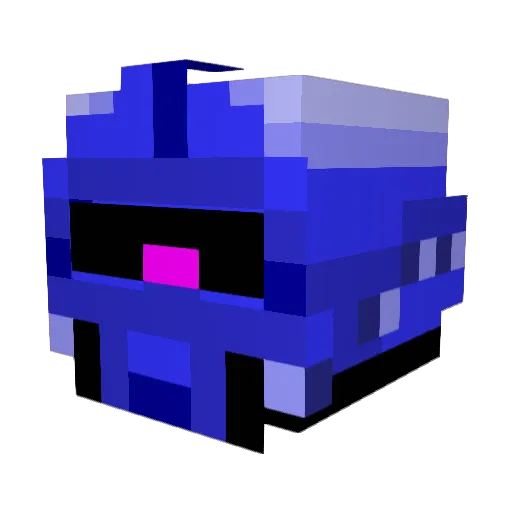 mutty52 Minecraft avatar head, 3D render