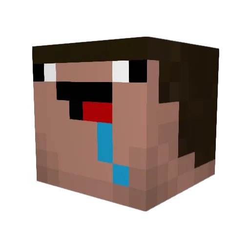 mutucucu1 Minecraft avatar head, 3D render