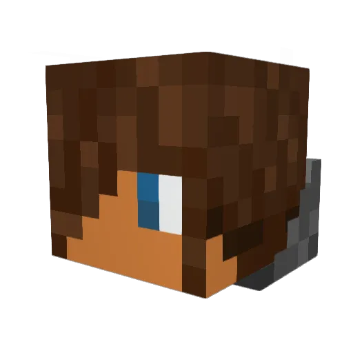 mutyjima974 Minecraft avatar head, 3D render