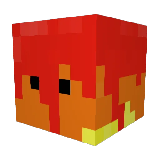 muu9am Minecraft avatar head, 3D render