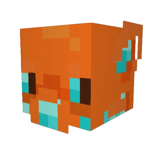 muustika Minecraft avatar head, 3D render
