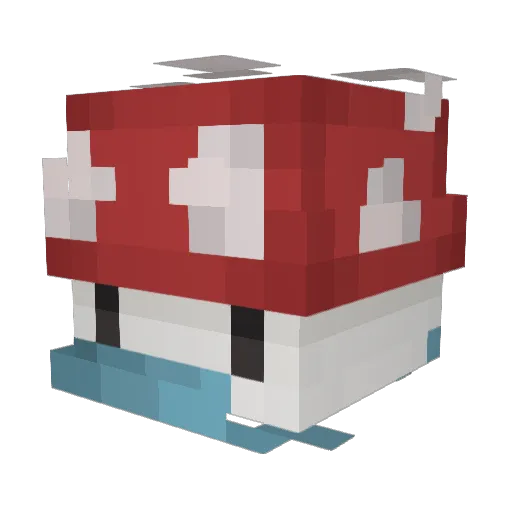 muxamoruk Minecraft avatar head, 3D render
