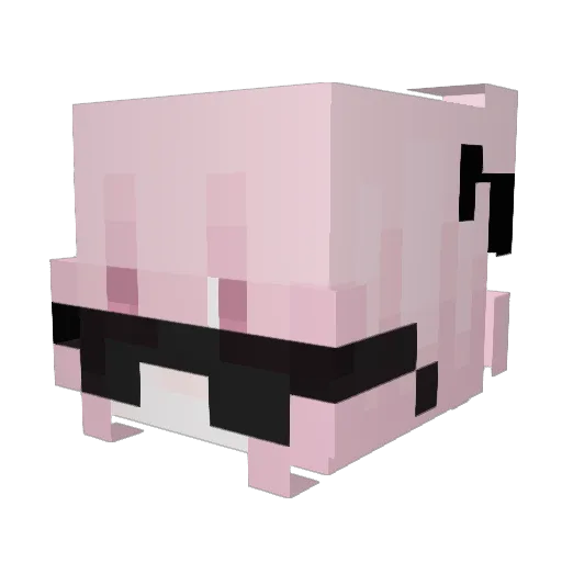 muxwu Minecraft avatar head, 3D render