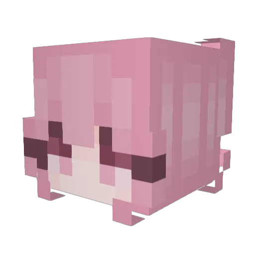 muzif1 Minecraft avatar head, 3D render