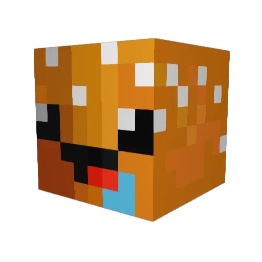 mvcodeclub7 Minecraft avatar head, 3D render