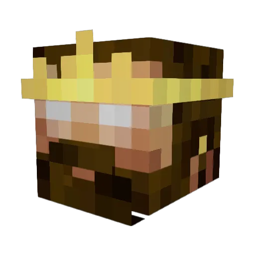 mvhtab Minecraft avatar head, 3D render
