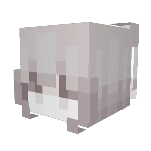 mvhu0dz Minecraft avatar head, 3D render