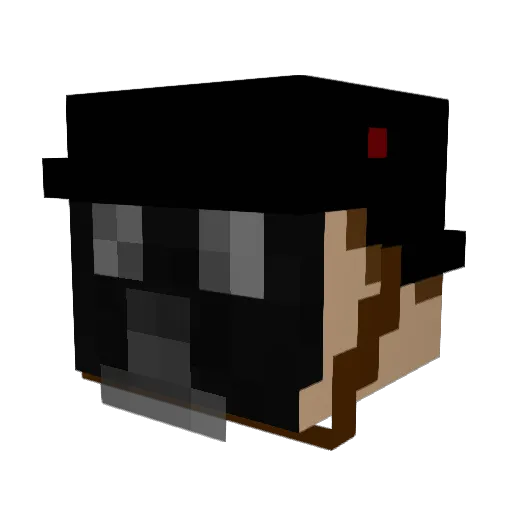 mvkaylex Minecraft avatar head, 3D render