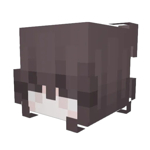 mvkima Minecraft avatar head, 3D render