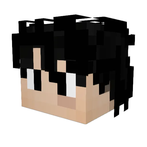 mvla78 Minecraft avatar head, 3D render