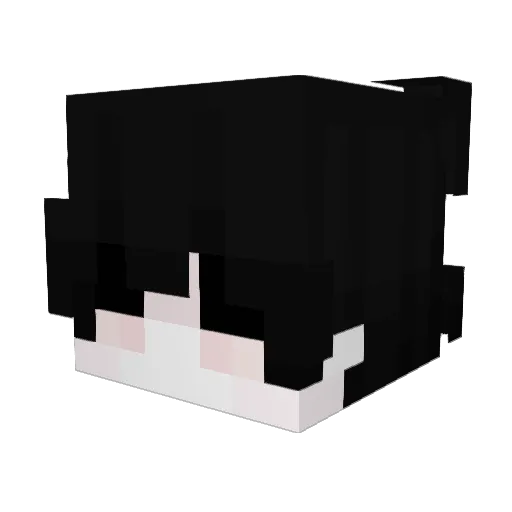 mvly Minecraft avatar head, 3D render