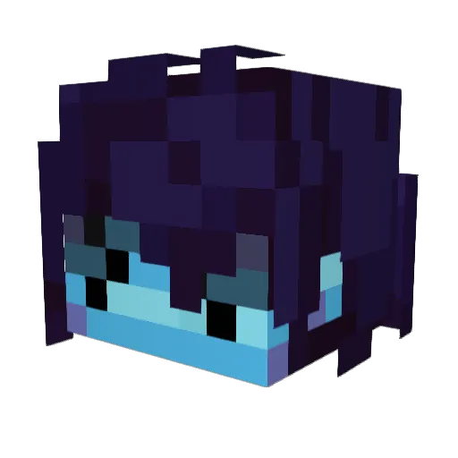 mvp_mvl Minecraft avatar head, 3D render