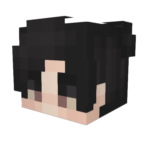 mvses17 Minecraft avatar head, 3D render