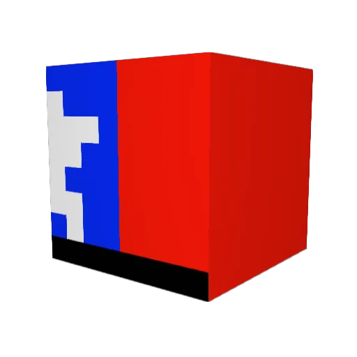 mvwtiias Minecraft avatar head, 3D render
