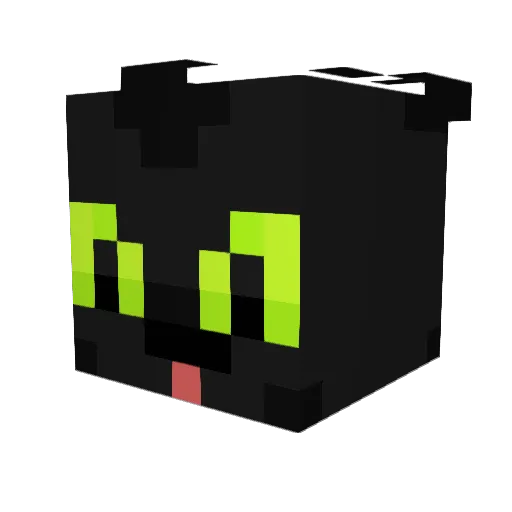 mvxe Minecraft avatar head, 3D render