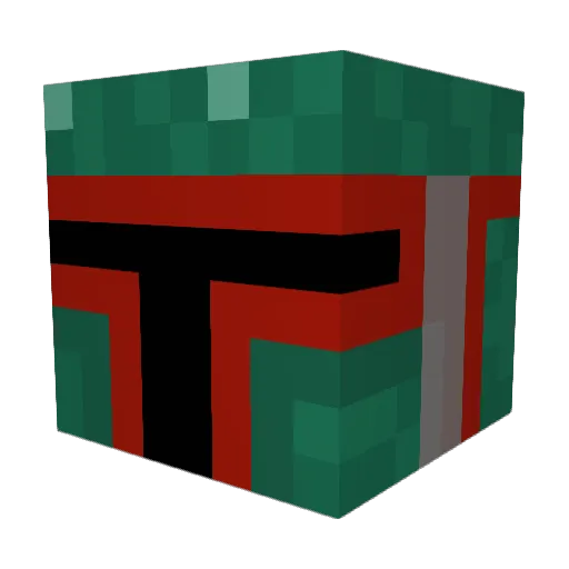 mvz1000 Minecraft avatar head, 3D render