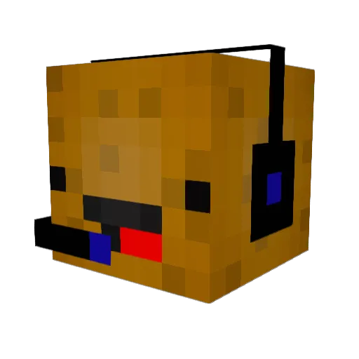 mw3scooper Minecraft avatar head, 3D render