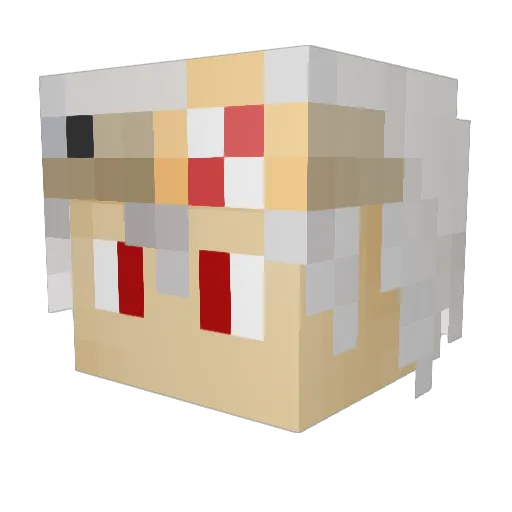 mwatersupci2 Minecraft avatar head, 3D render
