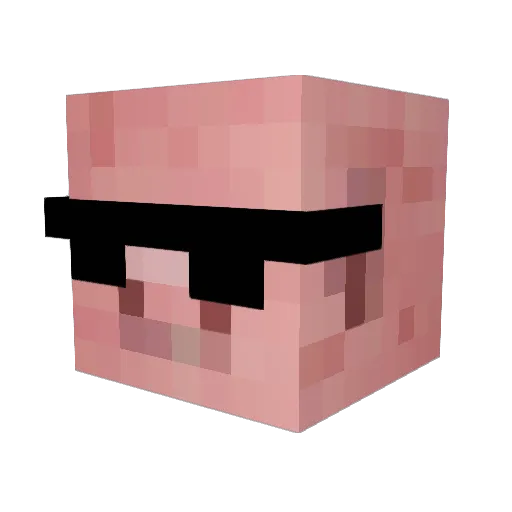 mwessman Minecraft avatar head, 3D render