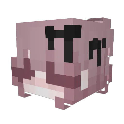 mwggs Minecraft avatar head, 3D render
