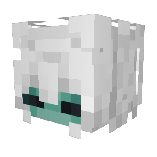 mwidd Minecraft avatar head, 3D render