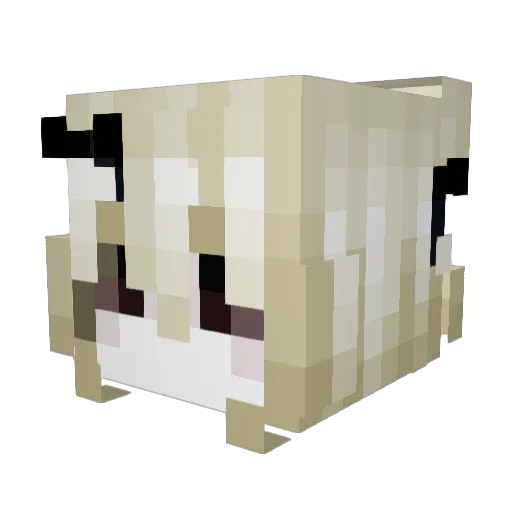 mwiis Minecraft avatar head, 3D render
