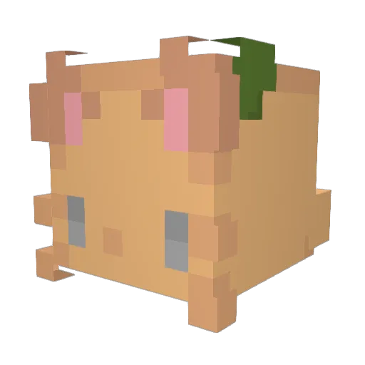 mwills Minecraft avatar head, 3D render