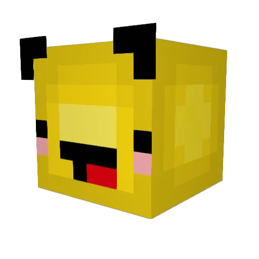 mwilo Minecraft avatar head, 3D render