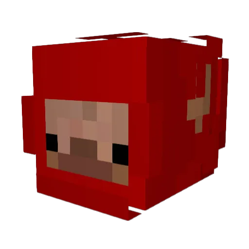 mwl138 Minecraft avatar head, 3D render