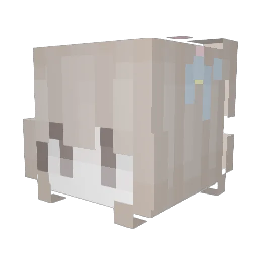 mwlyn Minecraft avatar head, 3D render