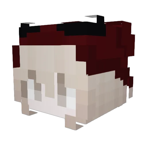 mwlyssa Minecraft avatar head, 3D render