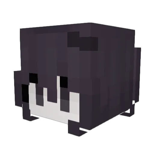 mwoxy Minecraft avatar head, 3D render