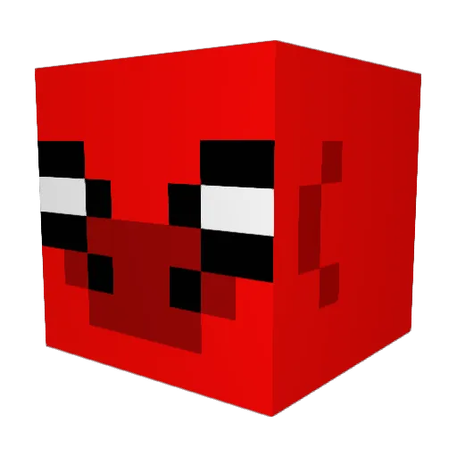 mwshadow1 Minecraft avatar head, 3D render