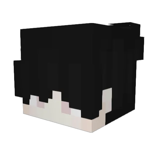 mwum Minecraft avatar head, 3D render