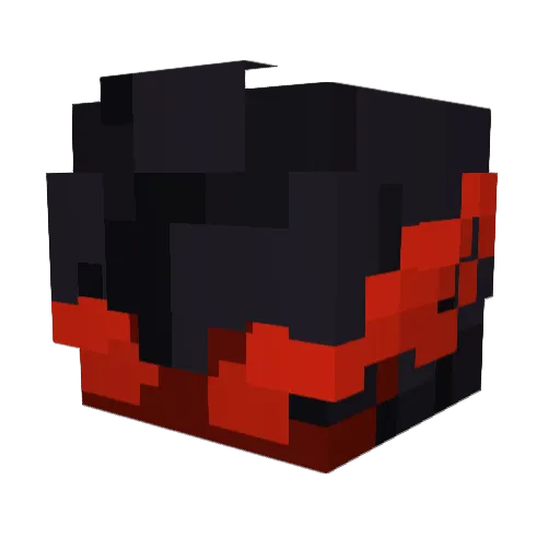 mxIl3r Minecraft avatar head, 3D render