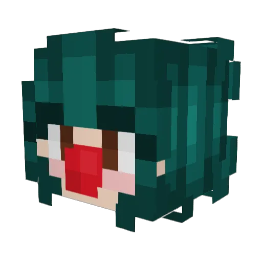 mxargyle Minecraft avatar head, 3D render